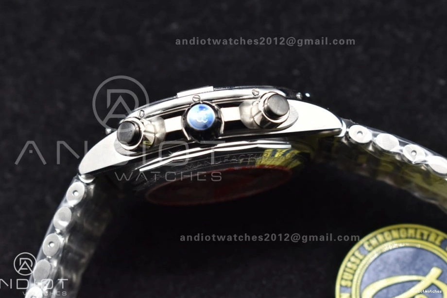 Best 586 Black Bracelet A 44mm BLSF Edition SS on Dial B01 Sustainable SS 1:1 Chronomat 0121